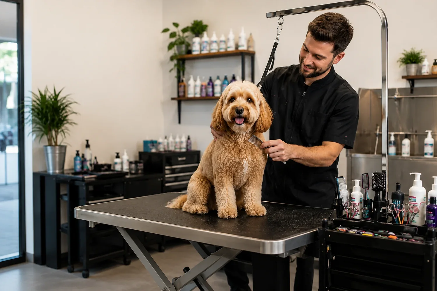 Professional dog grooming portfolio presentation
