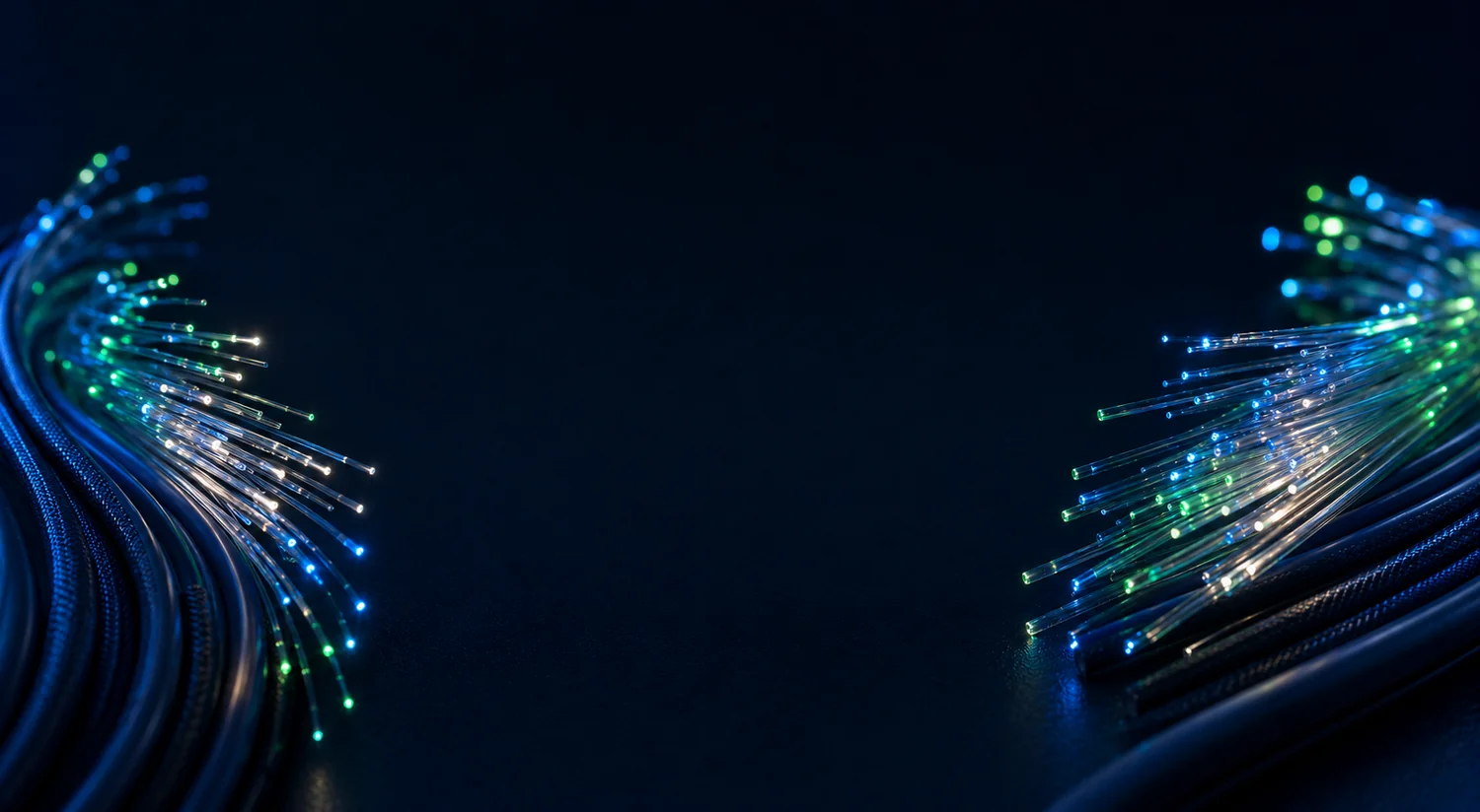 Vibrant cooling fans inside a professional data center