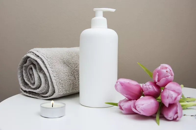Spa treatment room for beauty services