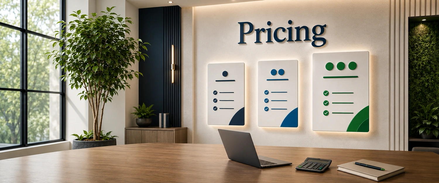 Creative Business Systems pricing consultation for small-business website services
