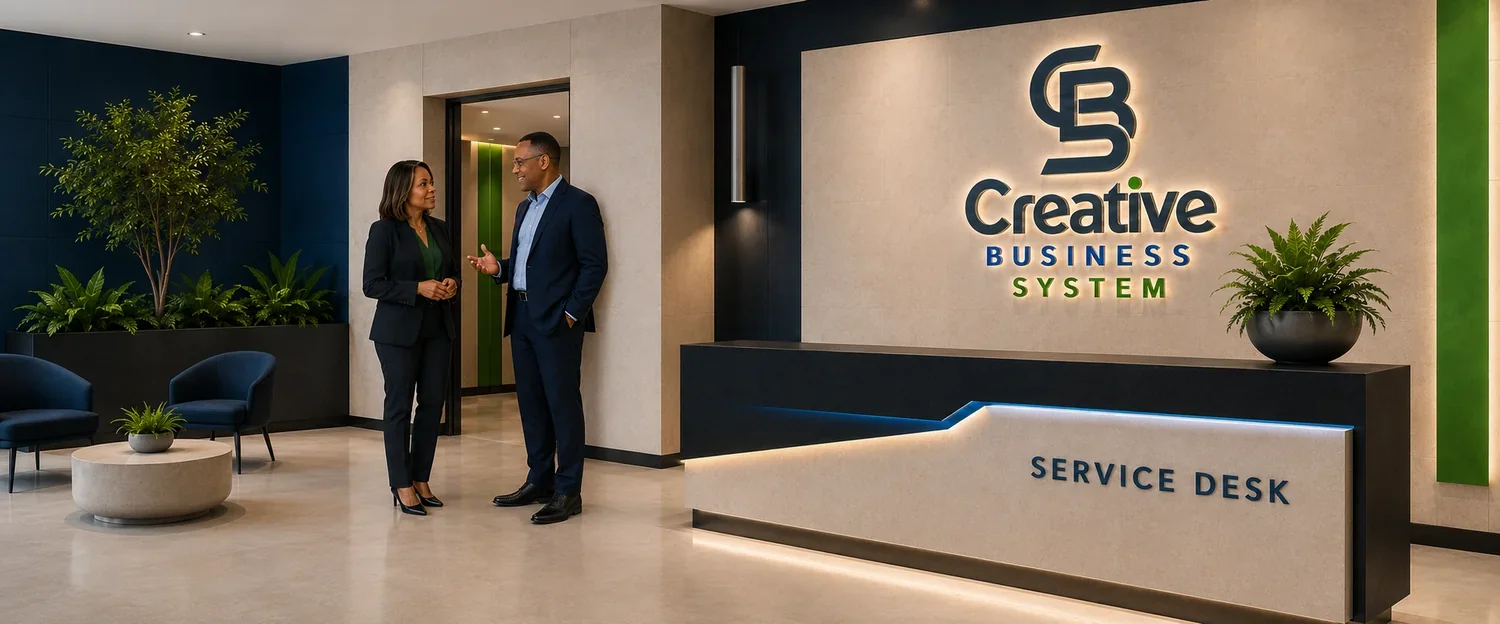 Creative Business Systems professional website services showcase