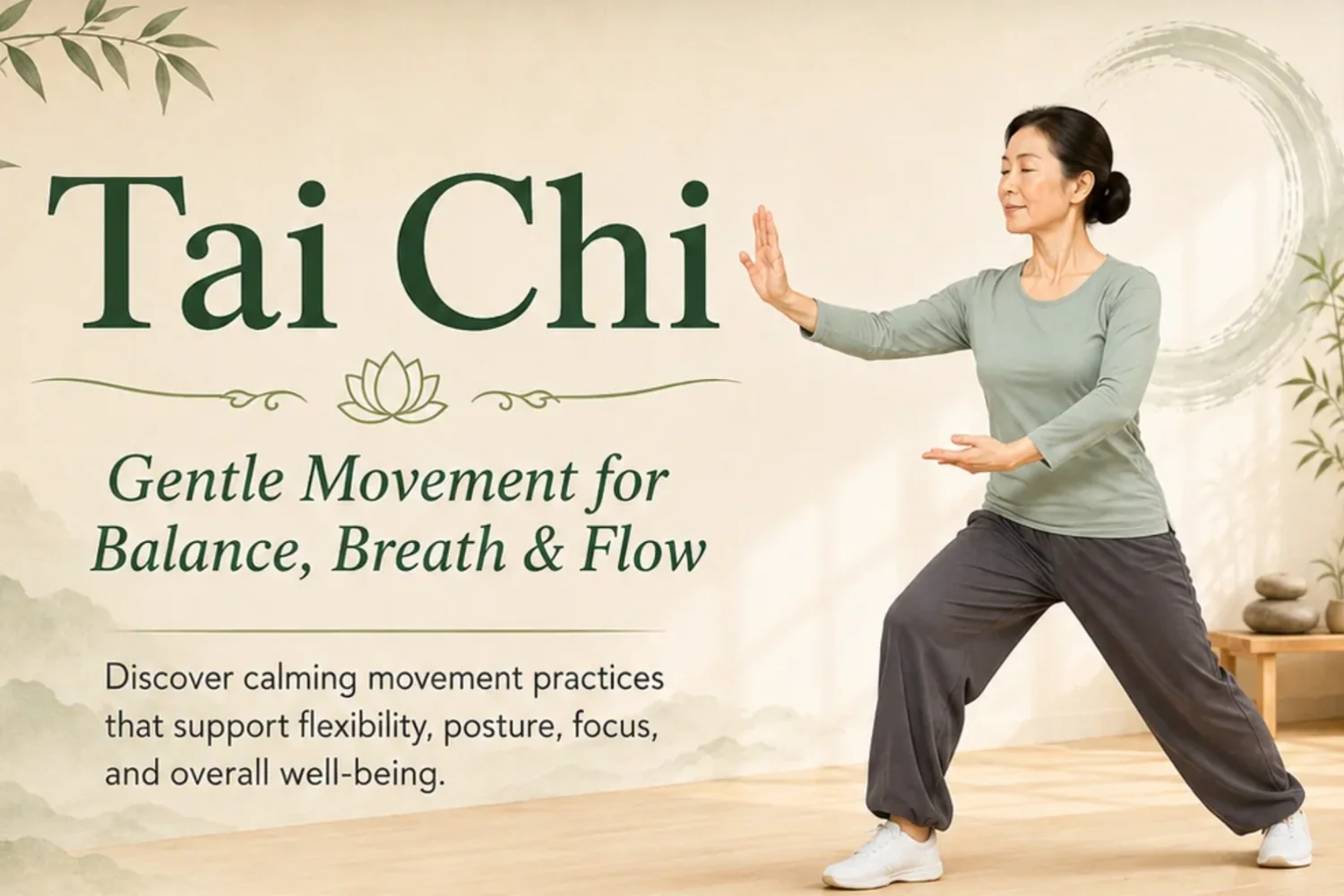Tai Chi and weight loss website portfolio presentation